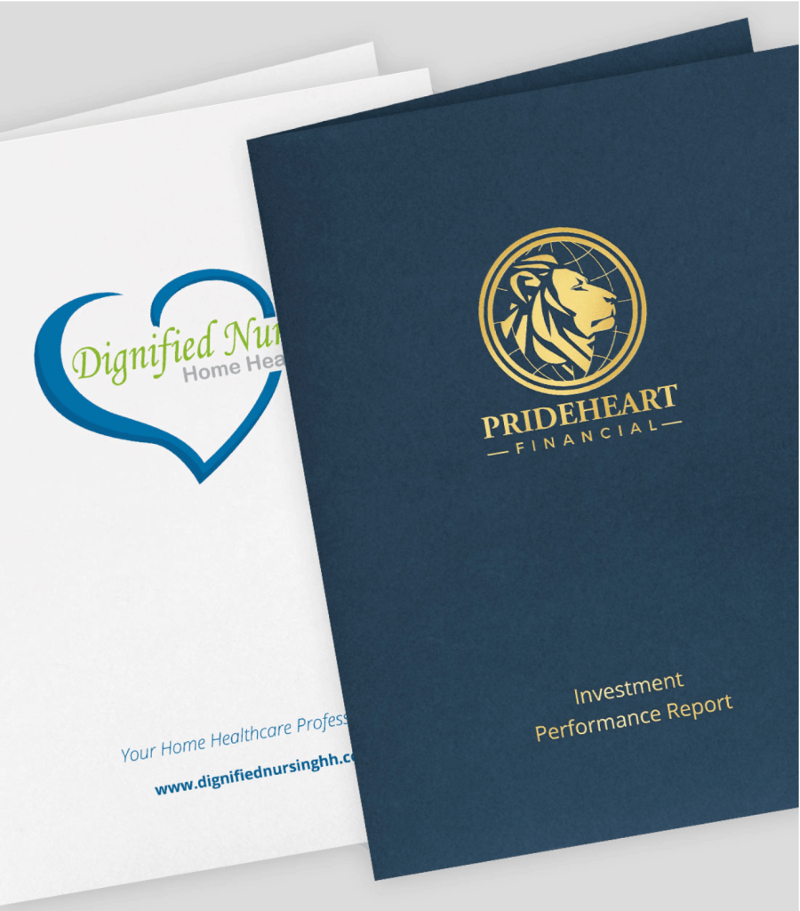 Custom Presentation Folders for Sales Meetings