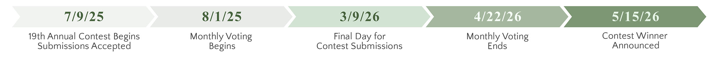 The 19th Annual Scholarship Contest